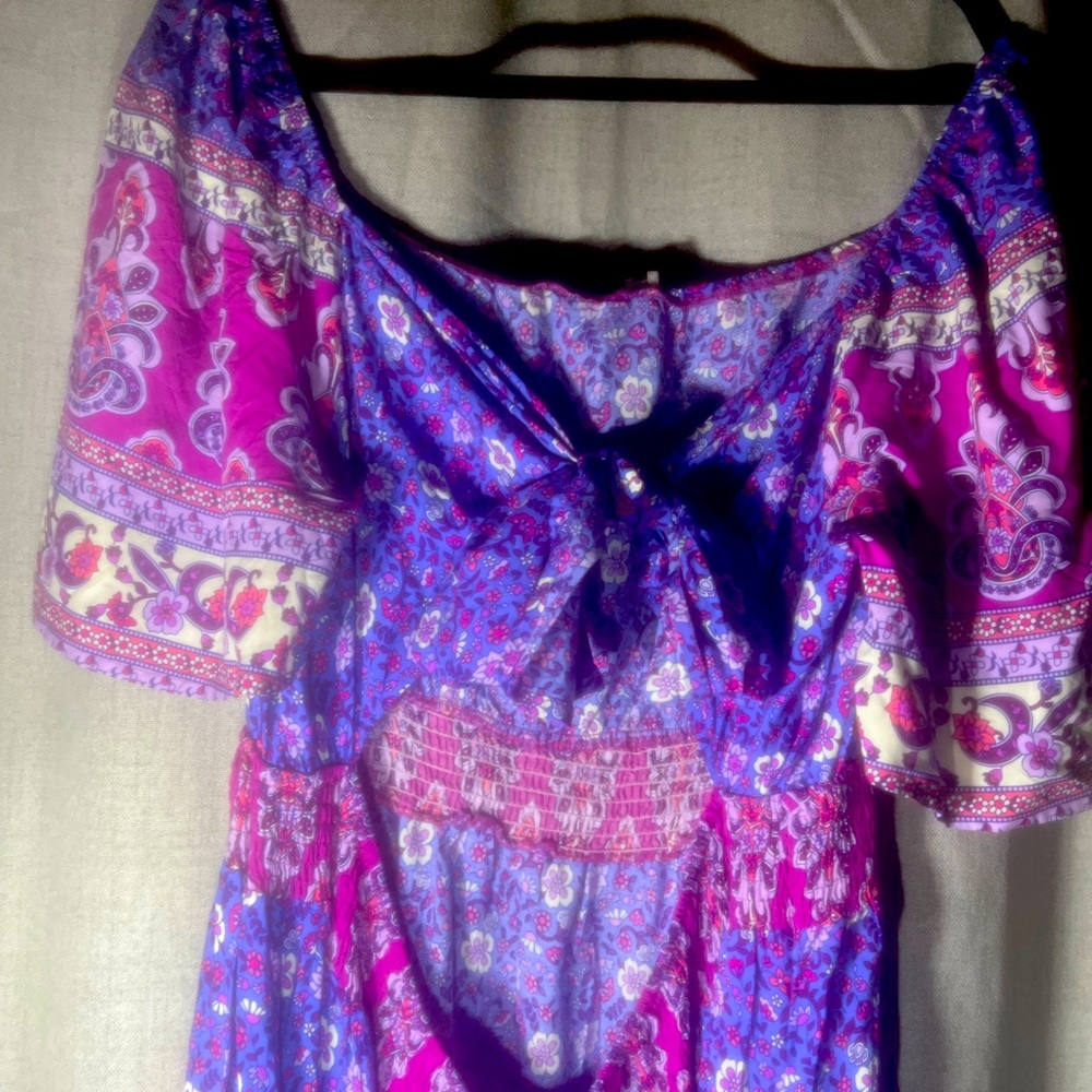 Rustydusty Bohemian Cutout Dress NWT